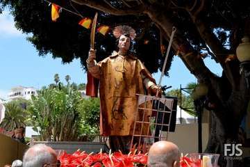 Telde, en la procesión capitalina de San Lorenzo
(Foto Francisco Javier Santana)